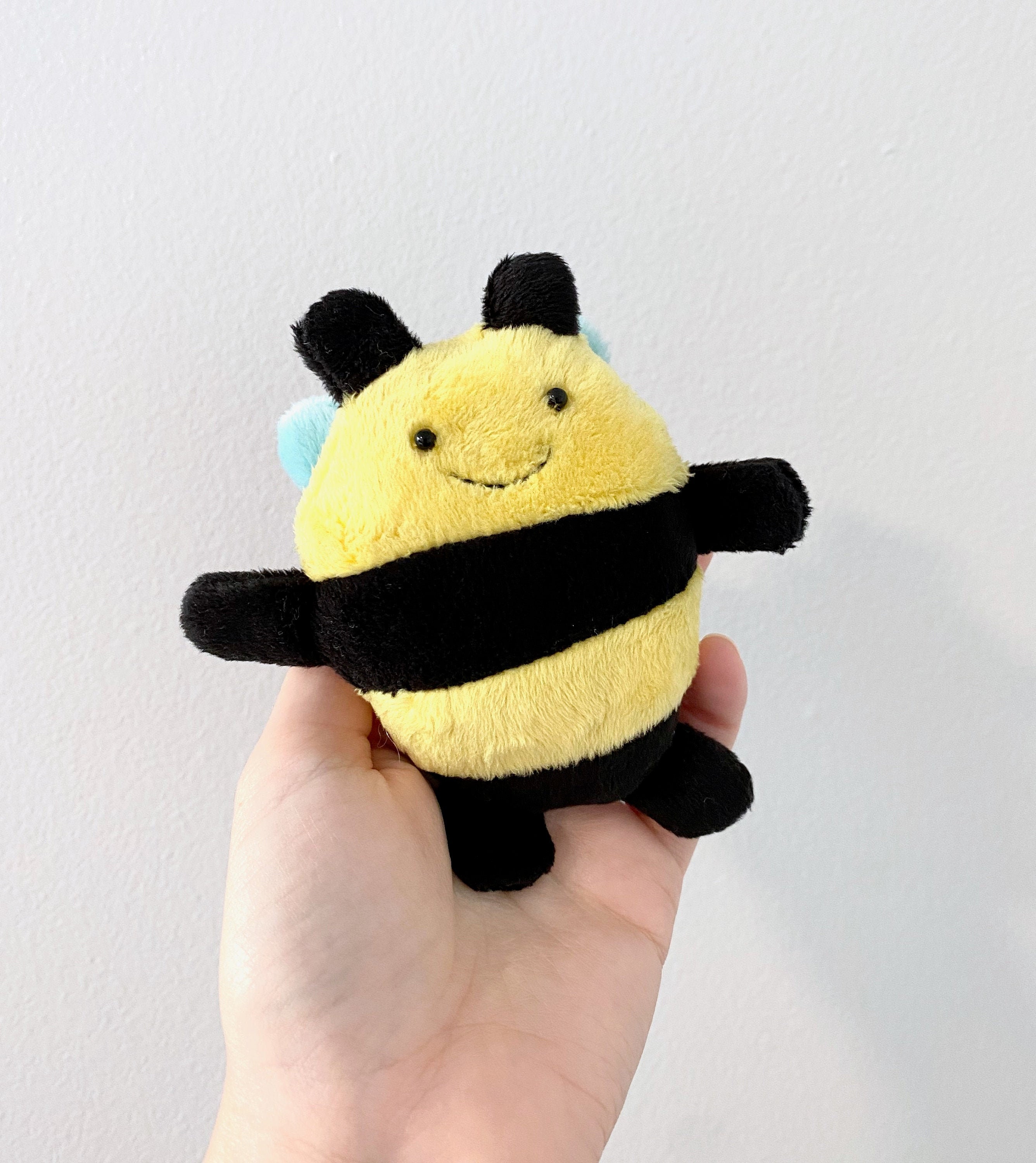 Tiny Bumble Bee Plush Miniature Plush Bee Doll Bee Stuffed Animal Worry  Doll Comfort plush - .de