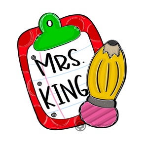TEMPLATE- teacher door hanger template