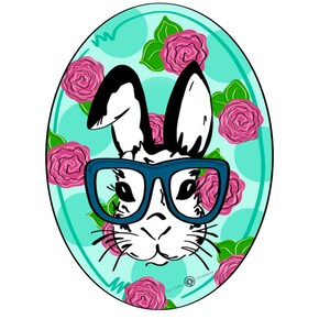 TEMPLATE- Easter Bunny Door Hanger Template