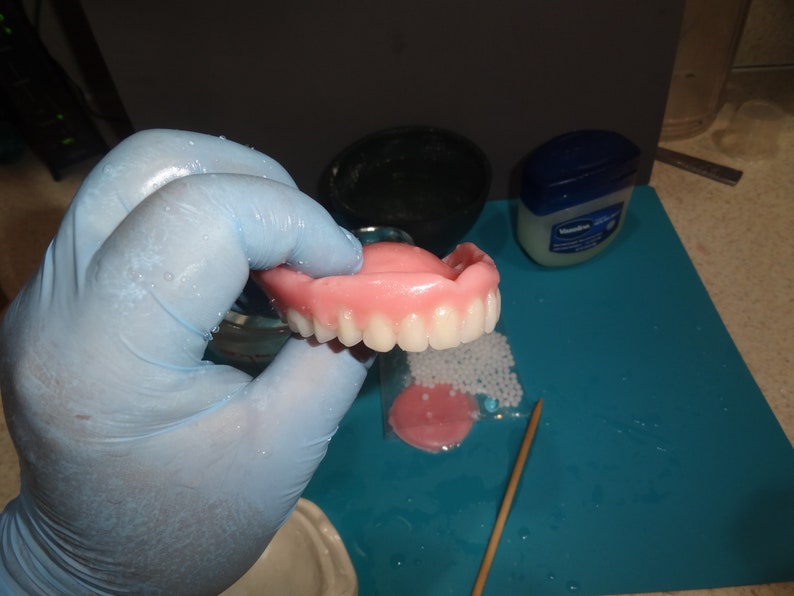 Make Your Dentures at Home Denture kit full upper full lower Etsy