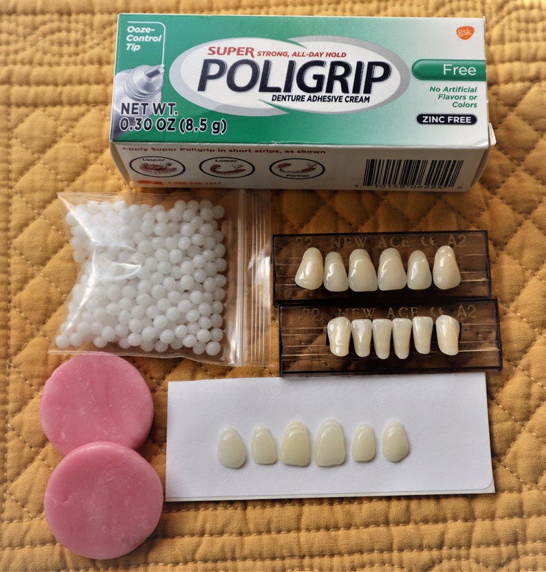 Making Your Temporary Tooth..Acrylic teeth Veneer Kit ..Shade Etsy