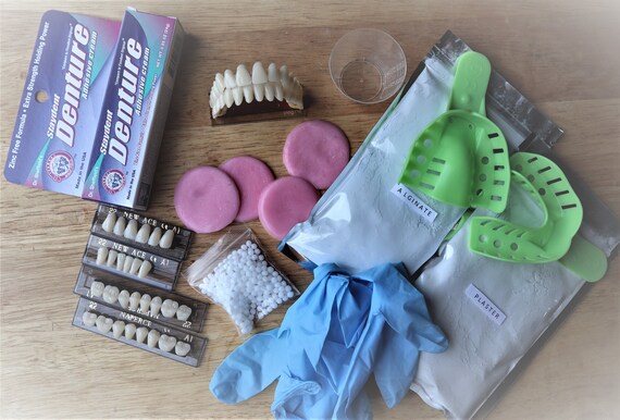 Diy Make Your Own Temporary Dentures Partial Upper Dental Etsy