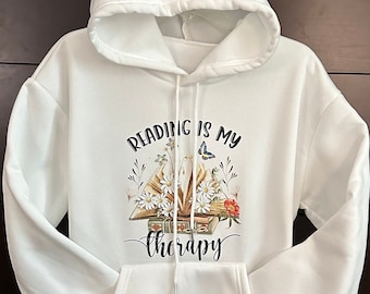 Book Lover Hoodie sweatshirt, Bookish Sweatshirt, Reading Hoodie, Book Lovers Gifts, Bookish Hoodie, Reading Gifts, Book Nerd Sweatshirt