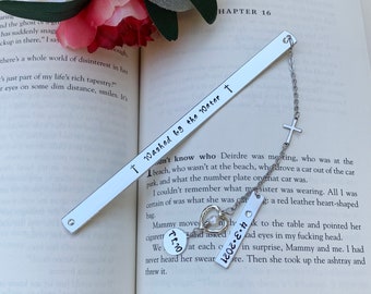 Baptism gift bookmark, First communion gift, religious bookmark, Washed by the water, adult baptism gift, goddaughter godson baptism gift