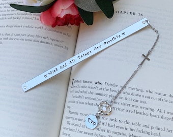 Religious bookmark, bible bookmark,Personalized baptism,confirmation, first communion bookmark gift, baptism gift, goddaughter, godson gift.