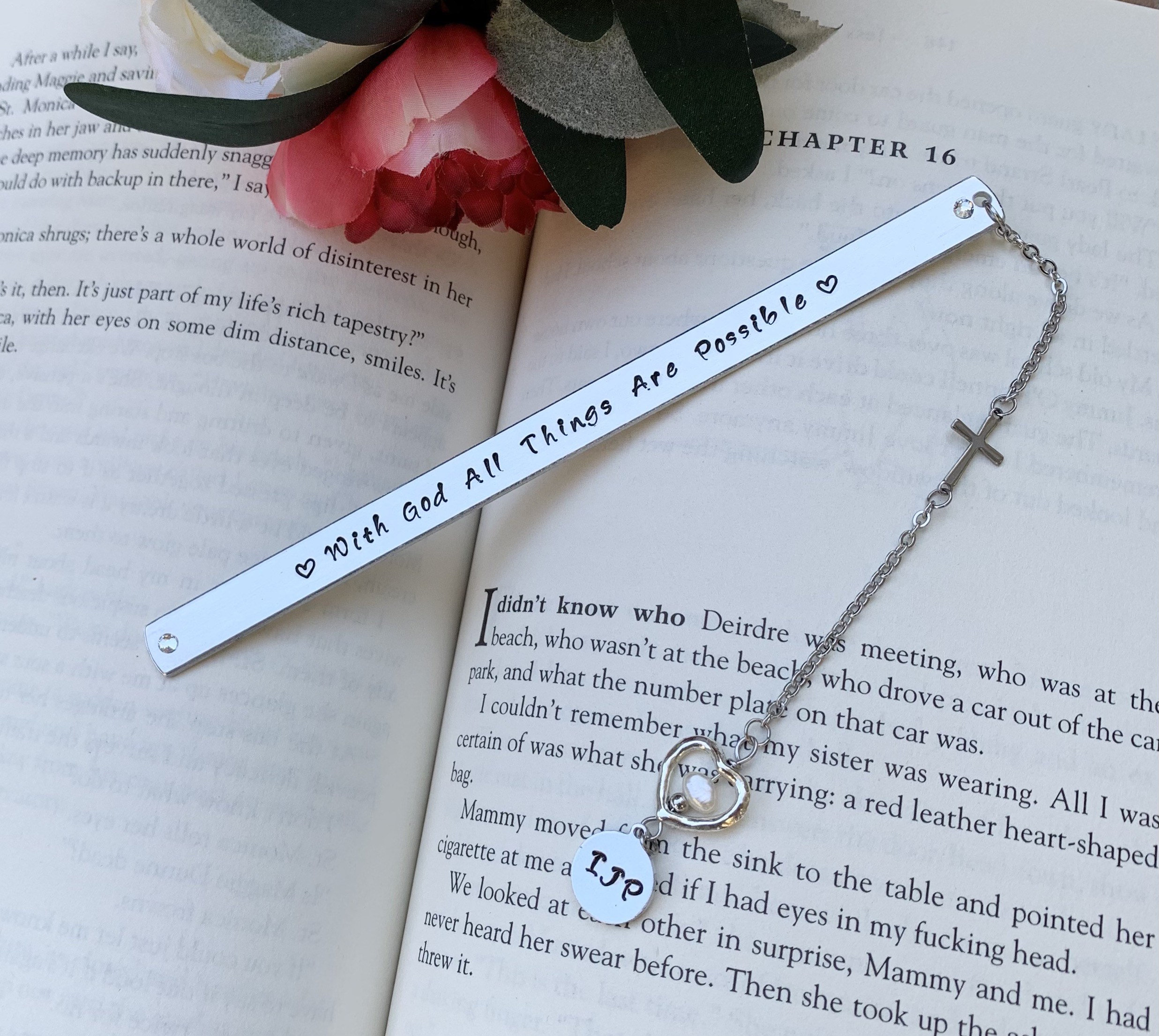 Religious bookmark, bible bookmark,Personalized baptism,confirmation,…