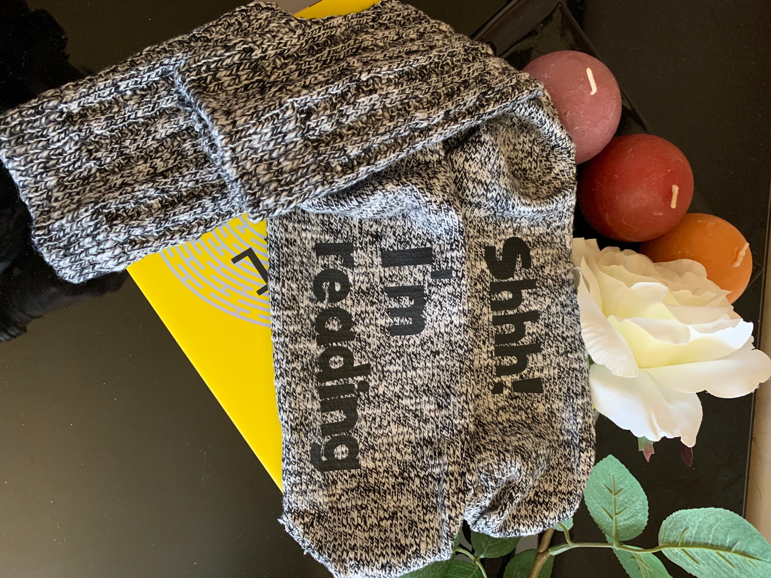 Book Lover Soft Socks for Women and Men, SHHH! I'M READING