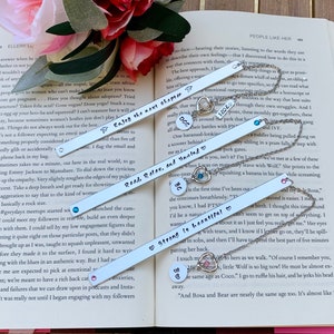 Personalized metal Bookmark, Retirement Gift For Women, Enjoy The Next Chapter, Graduation, wedding bookmark. image 8
