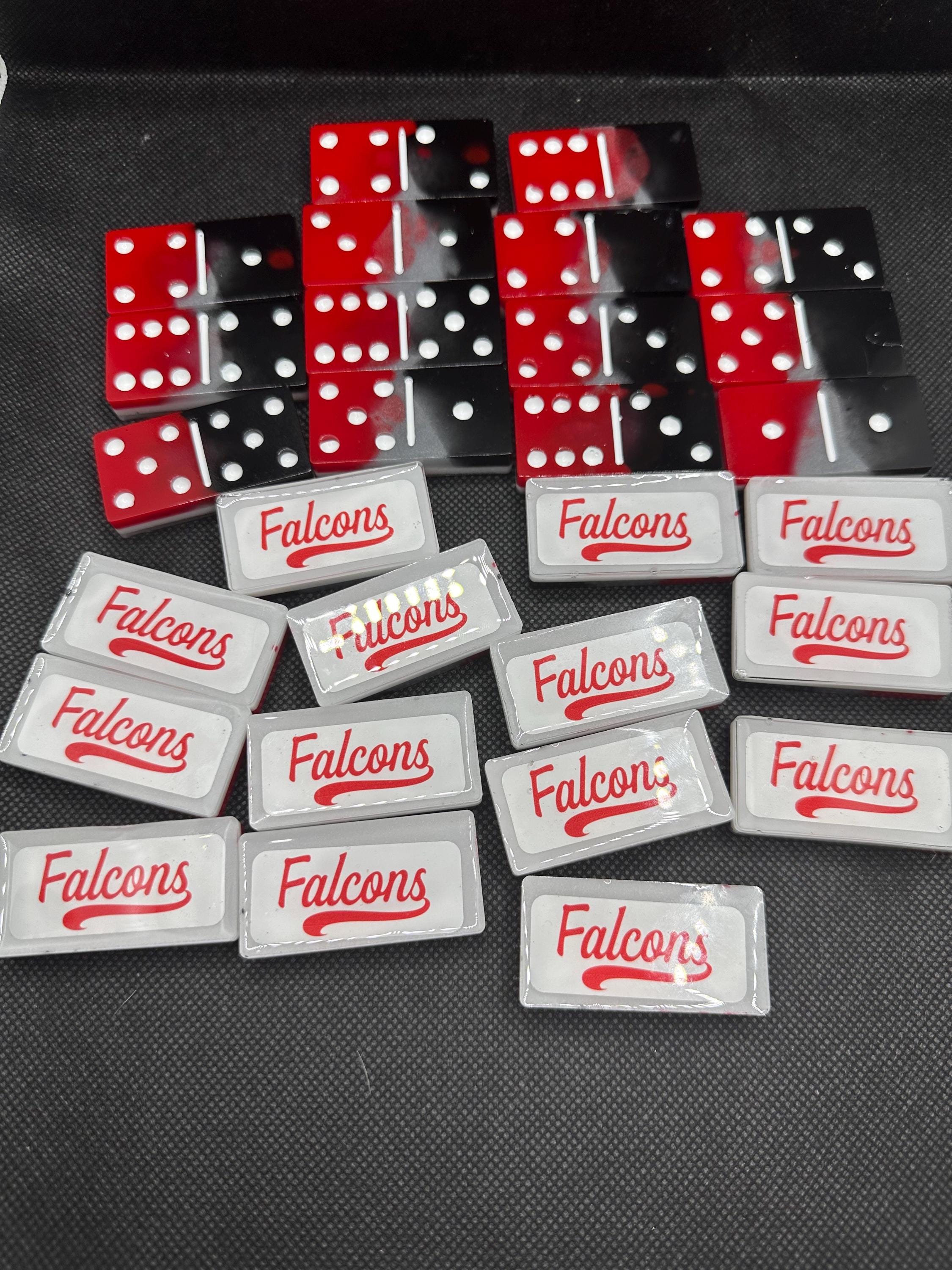 Falcons Double Six Dominos - Etsy