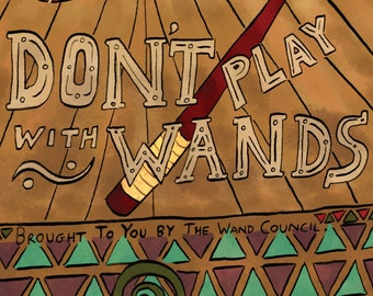 Life Lessons To Color: Don't Play With Wands (Satire Coloring Book for ages 8 and up)