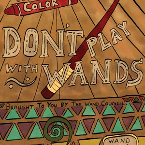 Life Lessons To Color: Don&#39;t Play With Wands (Satire Coloring Book for ages 8 and up)