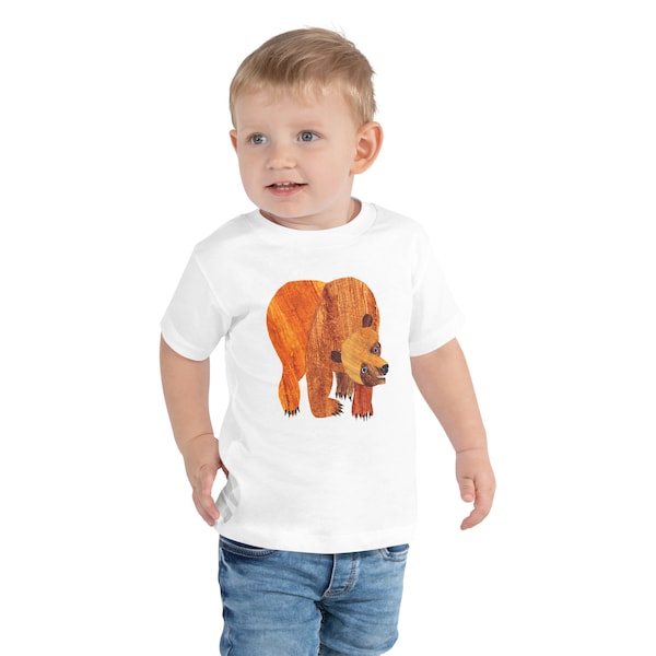 Brown Bear, Toddler Short Sleeve Tee, For Kids