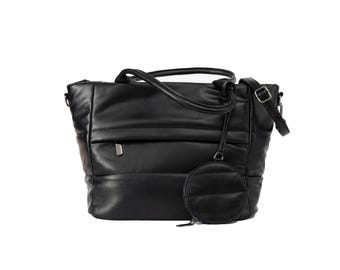 Elegant Black Handbag, Modern Vegan Purse, Women's Luxury Handbag, Black Shoulder Bag, Women's Handbag, Fashion Bag For Women, Gift for Her