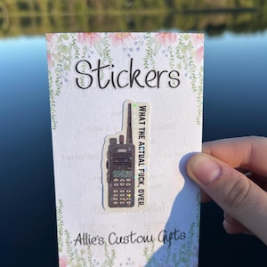 First Responder Sticker, EMS Sticker, EMS Gift, Holographic Sticker, Funny Sticker