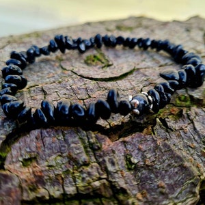 Black Tourmaline Healing Bracelet: protection, relief from stress, inspire you and lift your spirits