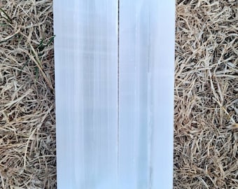 Healing Selenite Charging Bar Rectangular 20cm with or without groove, crystals Charging, crystals cleansing, aura Healing