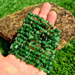 Vibrant Green Nephrite Jade Healing Bracelet, bring abundance, prosperity and good fortune, support to love, self-love