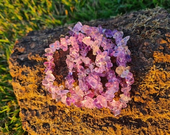 Pulsera de ametrina, curación, transformación iluminada, equilibrio, estabilidad mental y autoconfianza, conciencia espiritual. Pulsera de ametrina.