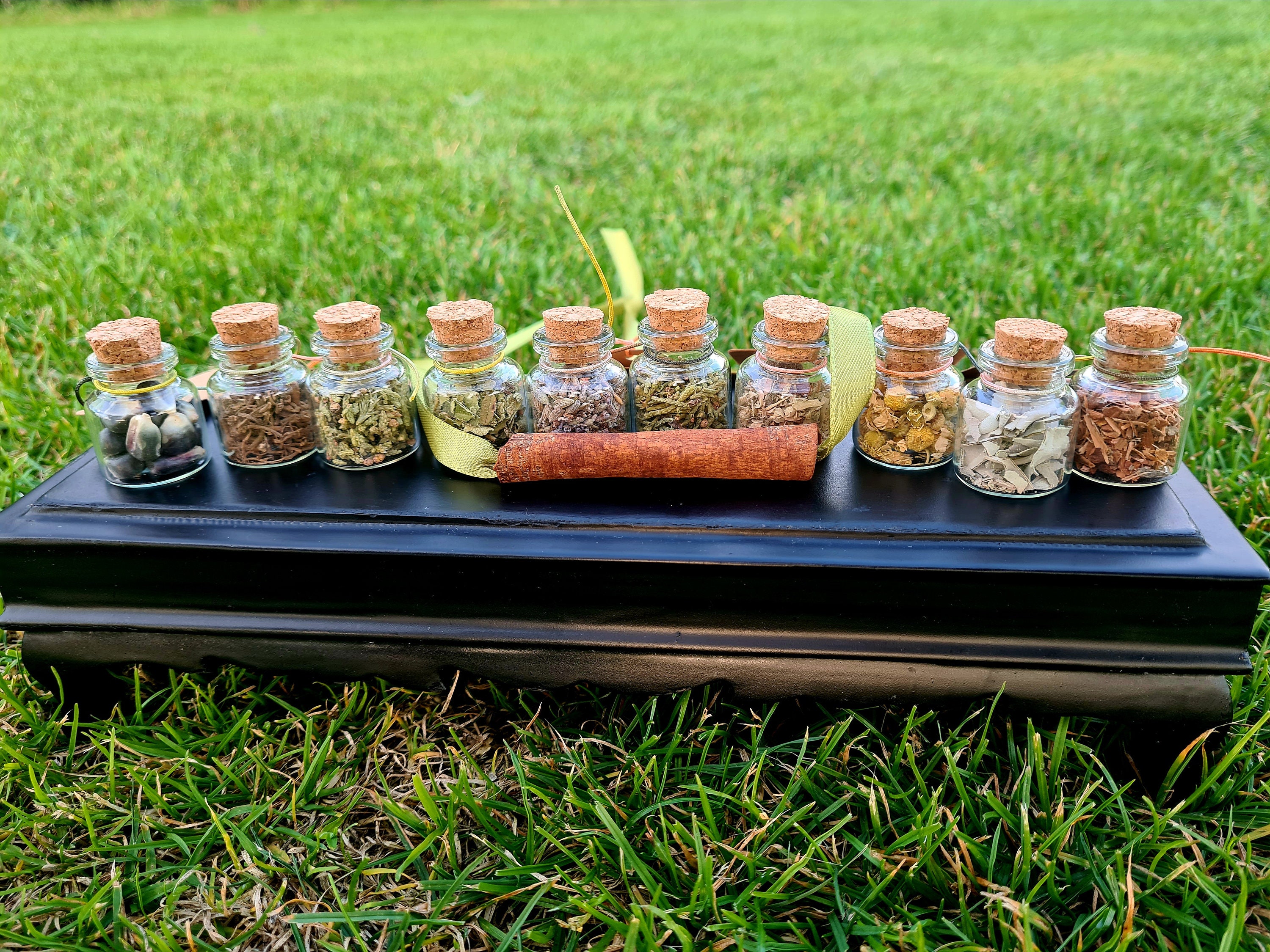 11 Magical Herbs & Woods Set, Healing Herbs Set, Kitchen Witch
