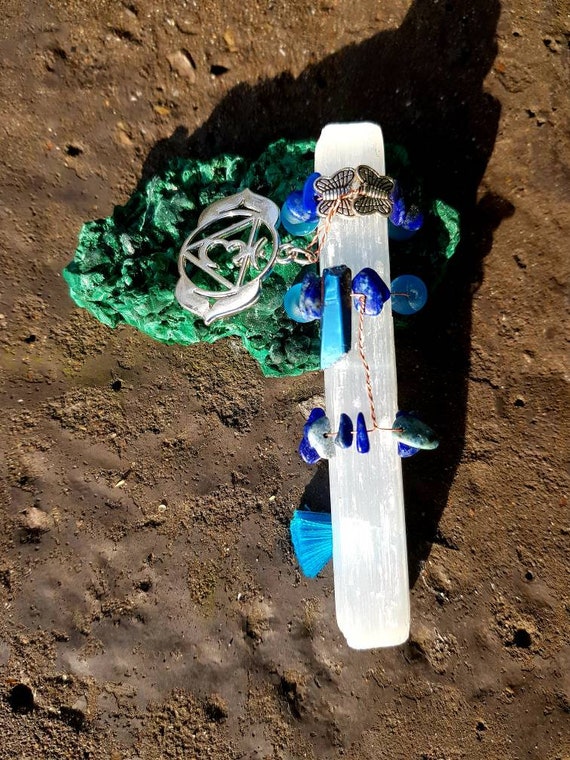 Büntetés Arne Tragédia Selenite Crystal Lamp Komló Dékán Báb - Foto 2