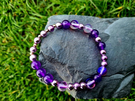 まー瑪瑙 九紫離火天珠 11-251 ブルーカラー瑪瑙天珠 九