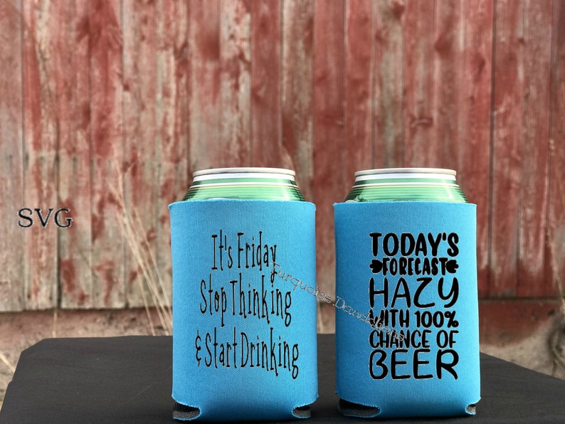 Download KOOZIE Can Coolie Drinking Beer SVG File CRICUT Silhouette ...