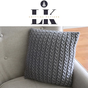 KNITTING PATTERN | Pickering Pillow | Digital Download | Beginner Pattern