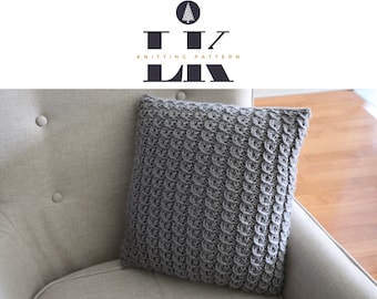 KNITTING PATTERN | Pickering Pillow | Digital Download | Beginner Pattern