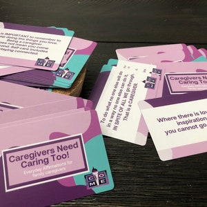 Cadeau de soignant| Inspiration pour les soignants| Prendre soin de soi| Jeu d’affirmation| Cartes d’affirmation|