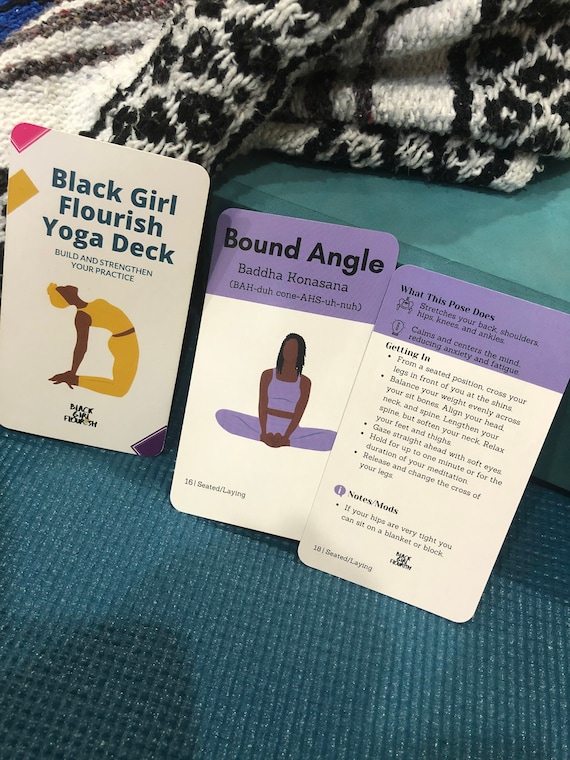 Black Girl Yoga Deck| Yoga Cards| Yoga Teacher Deck| Yoga Poses