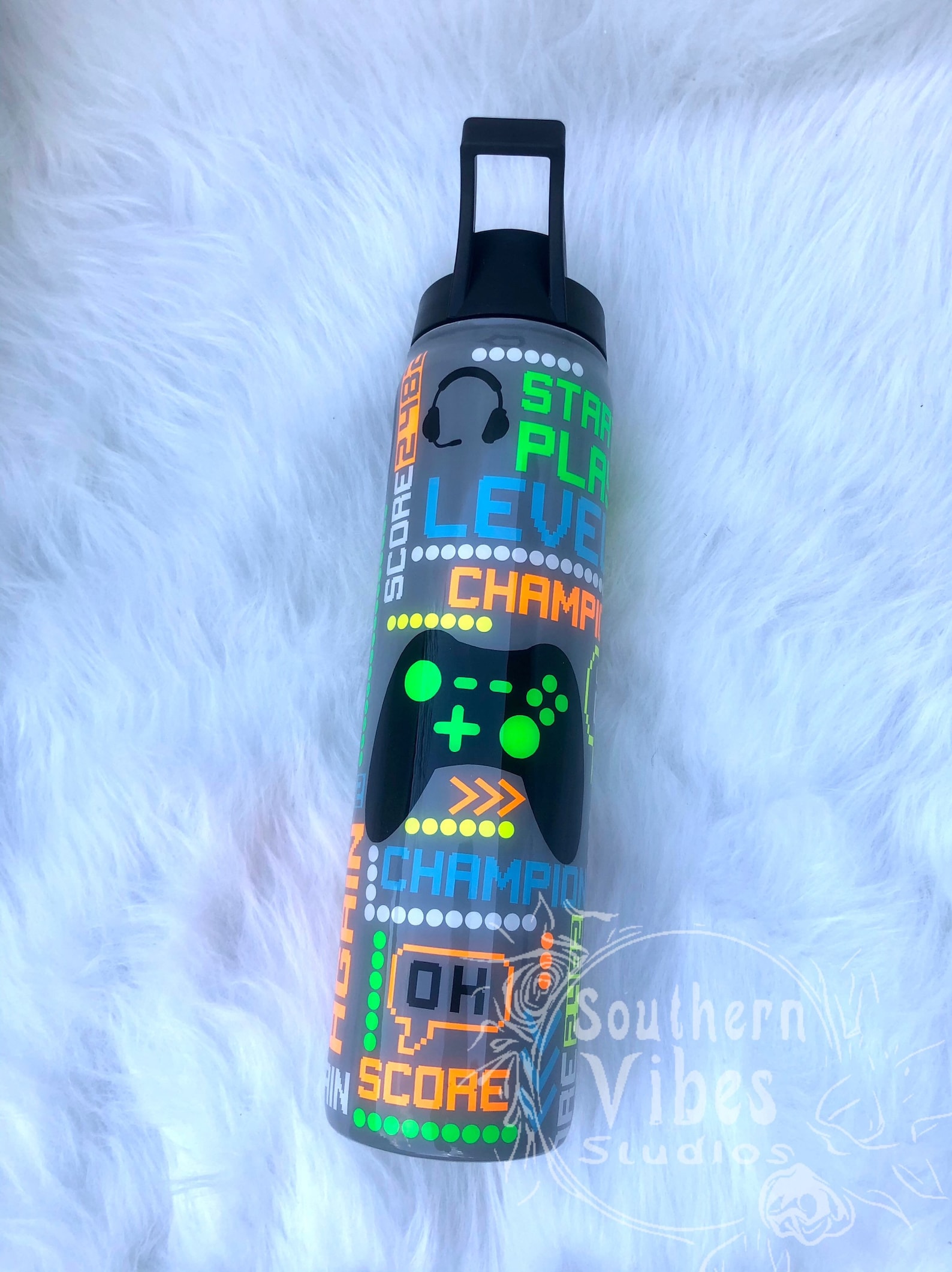 Gamer Tumbler Gaming Cup Playstation Custom Tumbler Etsy