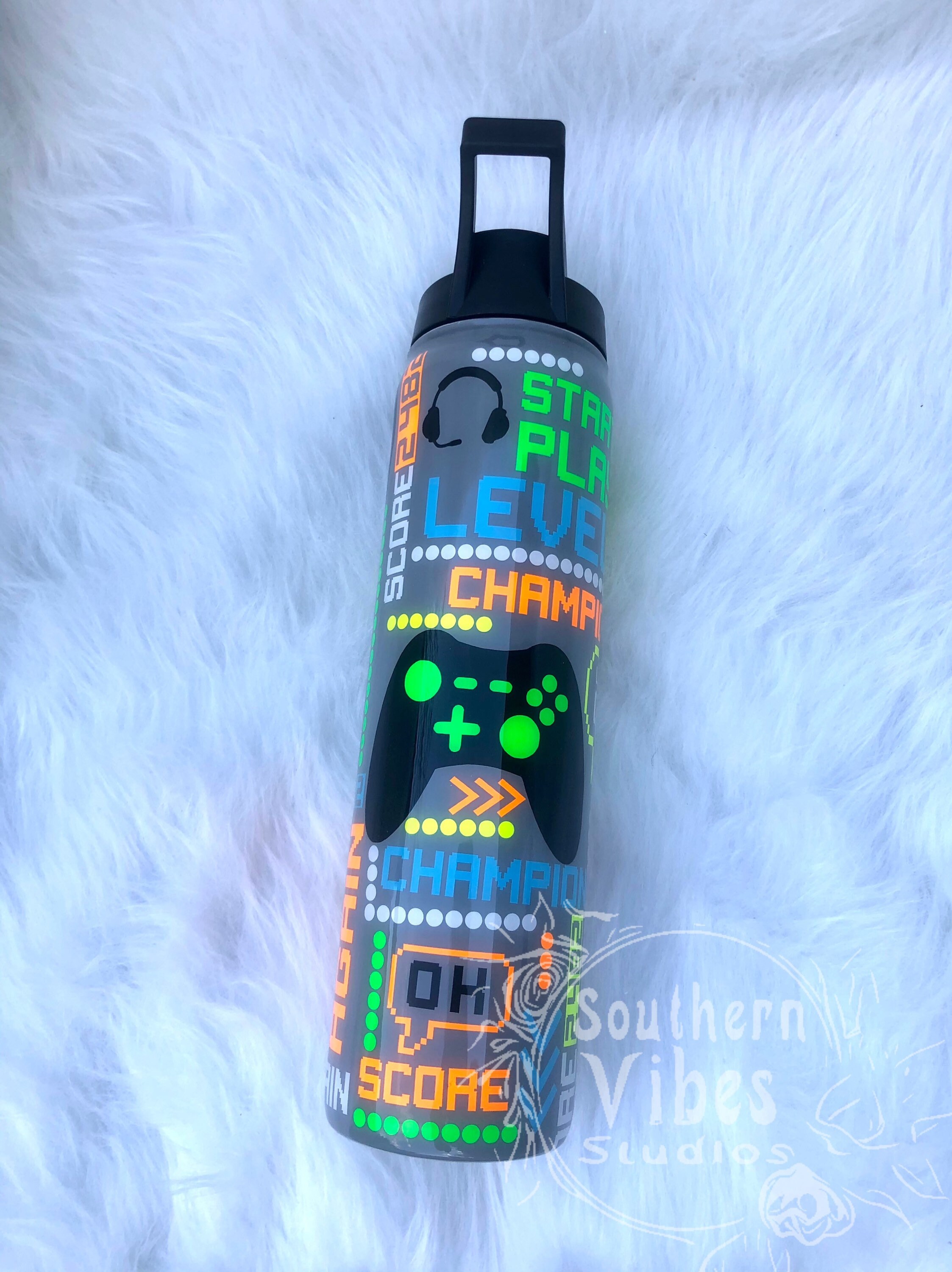 Gamer Tumbler Gaming Cup Playstation Custom Tumbler Etsy