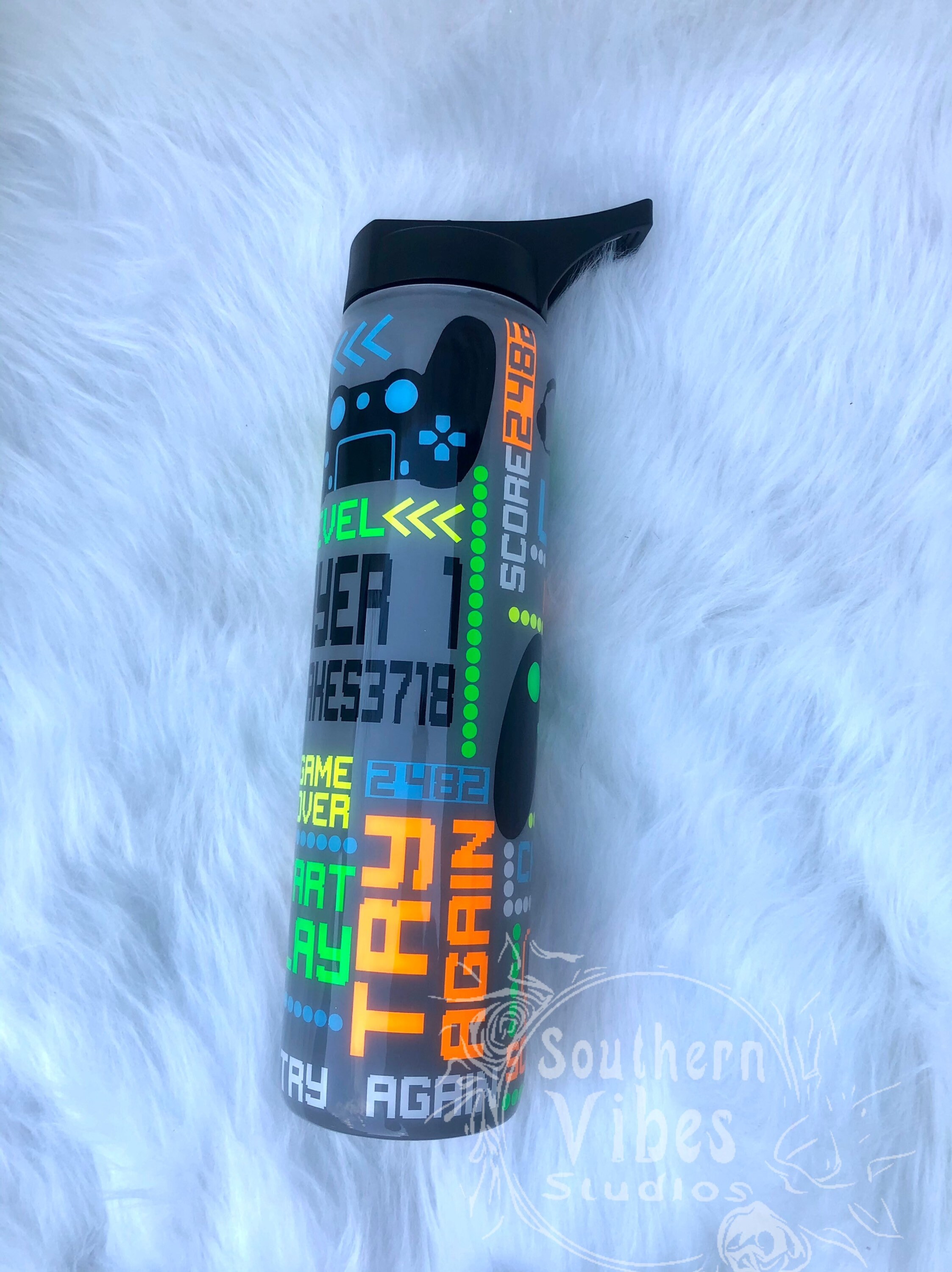 Gamer Tumbler Gaming Cup Playstation Custom Tumbler Etsy