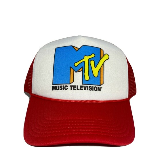 MTV Trucker Hat Mesh Hat New Adjustable 