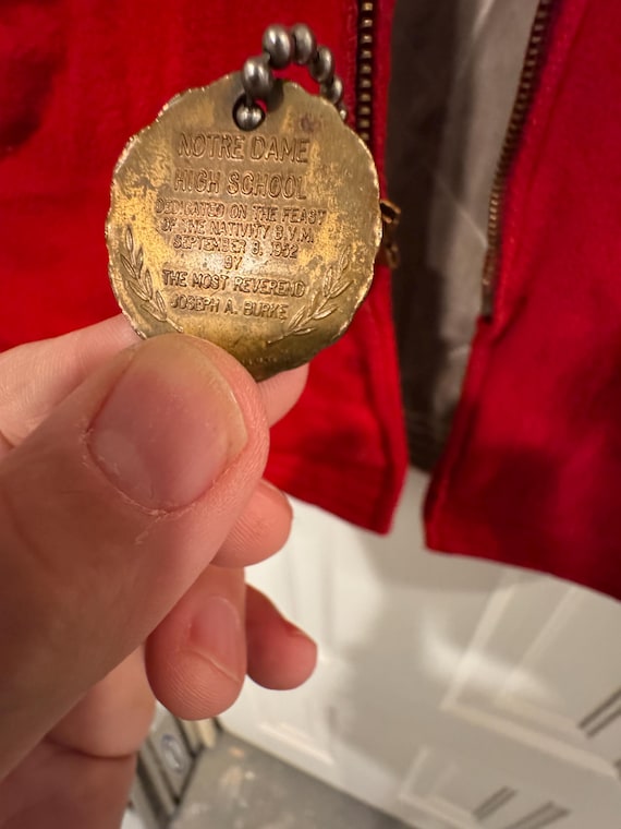 1950’s Wool Jacket Native School Patch - image 5