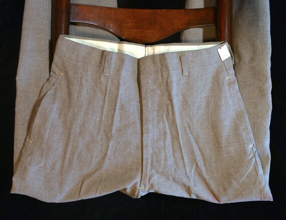 Vintage NOS Late 1940s Buckle Back Mens Pants