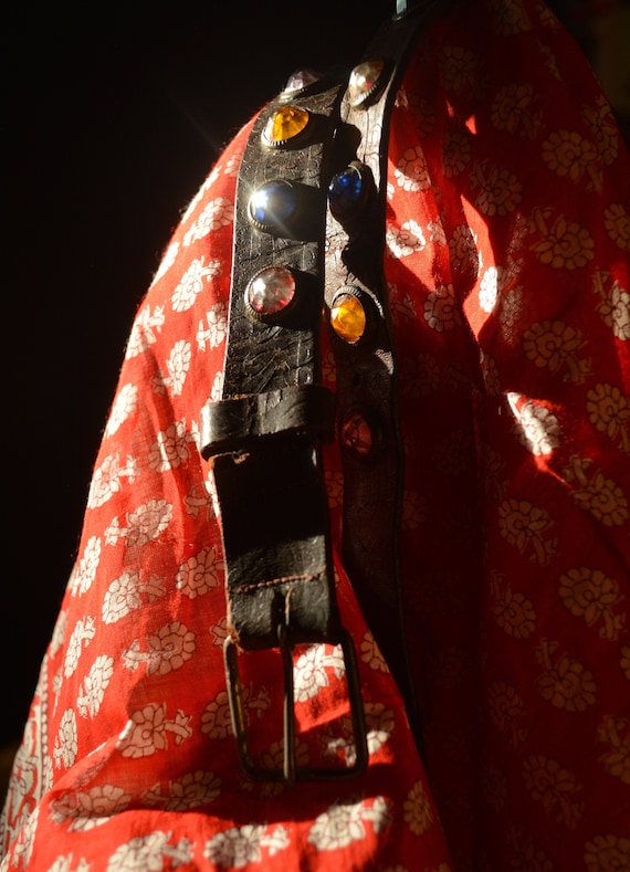 1940s Jeweled Studded Belt