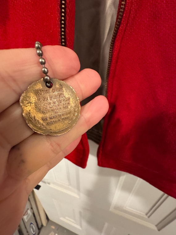 1950’s Wool Jacket Native School Patch - image 4