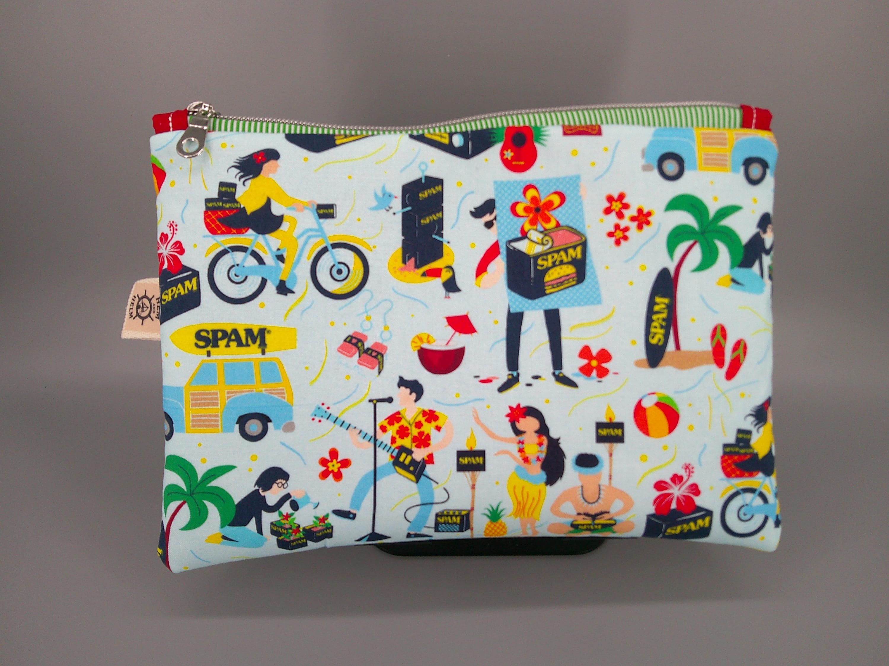 Spamouflage - Pochette moyenne à fermeture éclair - Le seul camouflage dont vous rêvez : Spamouflage