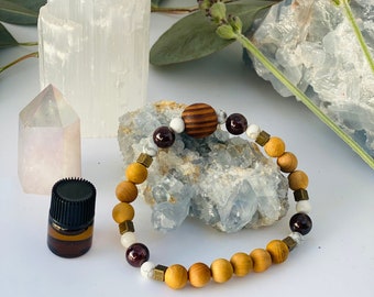 Meditation Bracelet & Oil Set