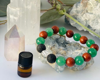 Meditation Bracelet & Oil Set