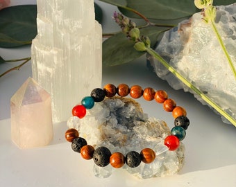 Meditation Bracelet & Oil Set