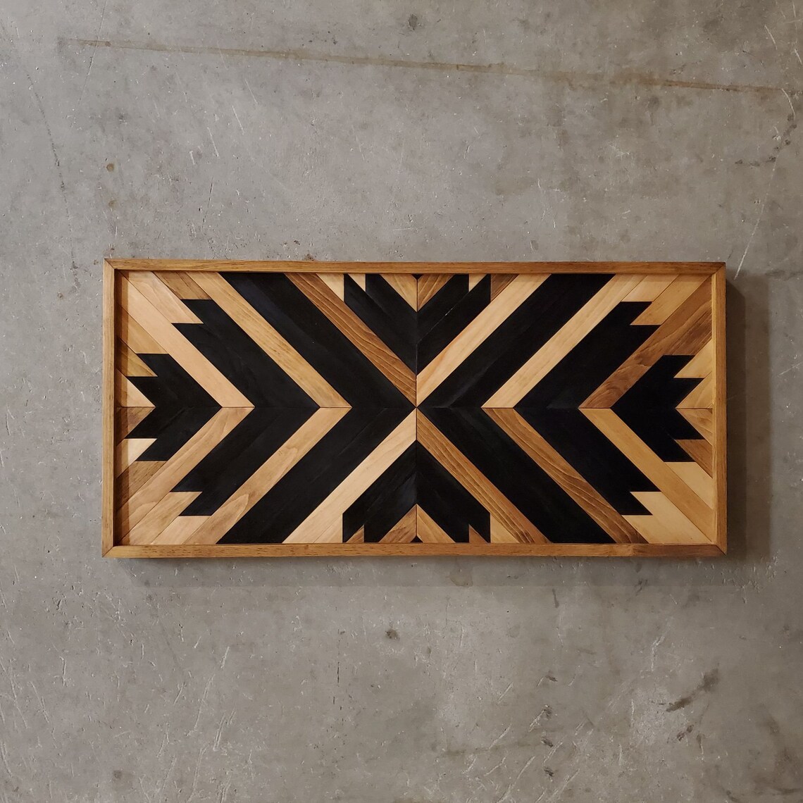 Wood Wall Art Wood Wall Hanging Home Decor Aztec Boho Etsy Canada