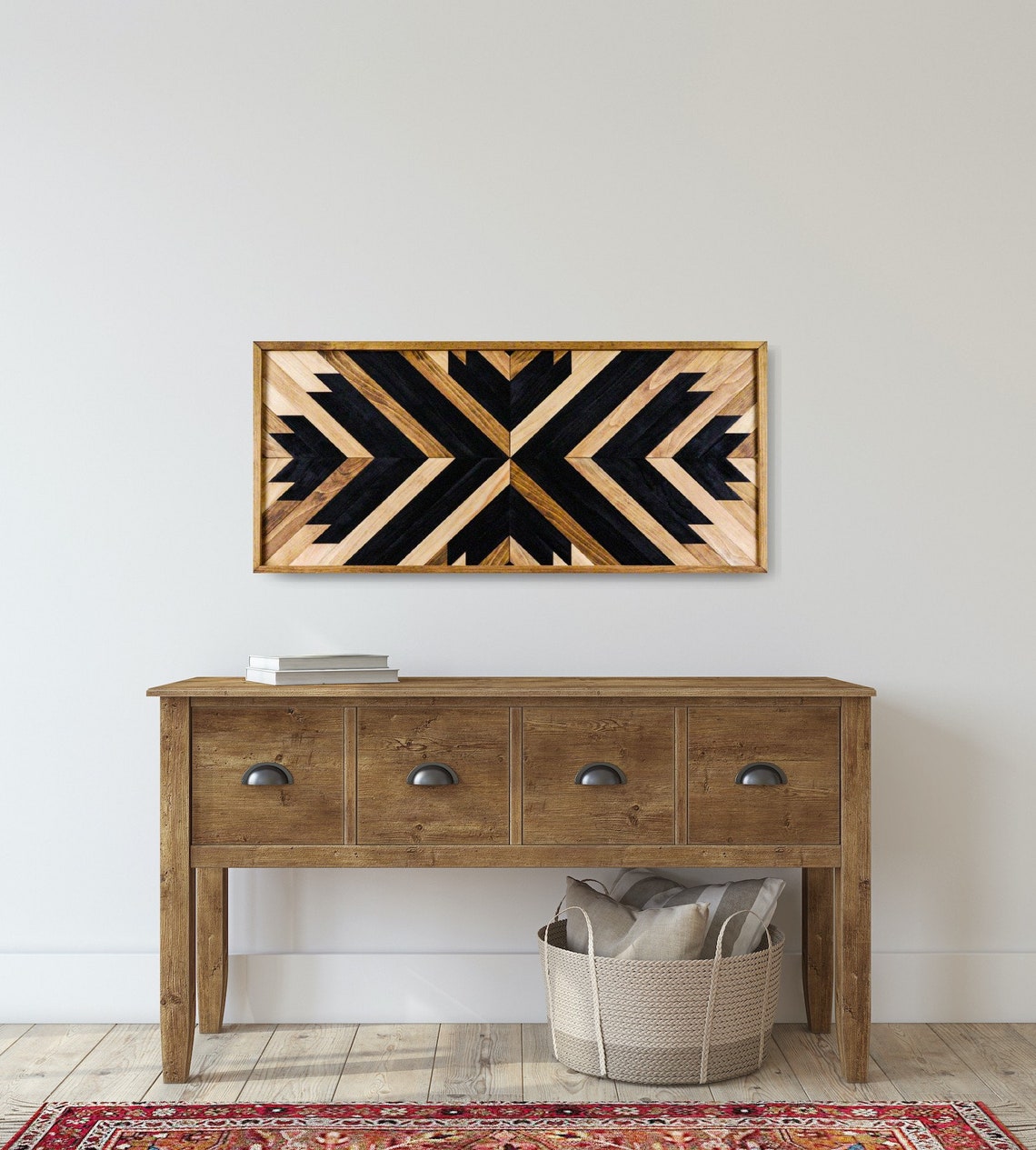 Wood Wall Art Wood Wall Hanging Home Decor Aztec Boho Etsy Canada