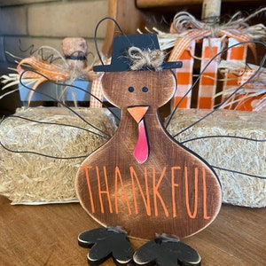 DIY Wood turkey unpainted
