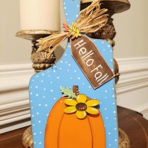 Wonkey Pumpkin Cutting board/ Ornament Laser SVG File (Glowforge or other lasers)