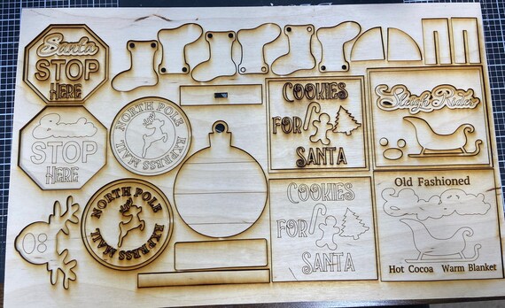 Diy Santa tray unpainted