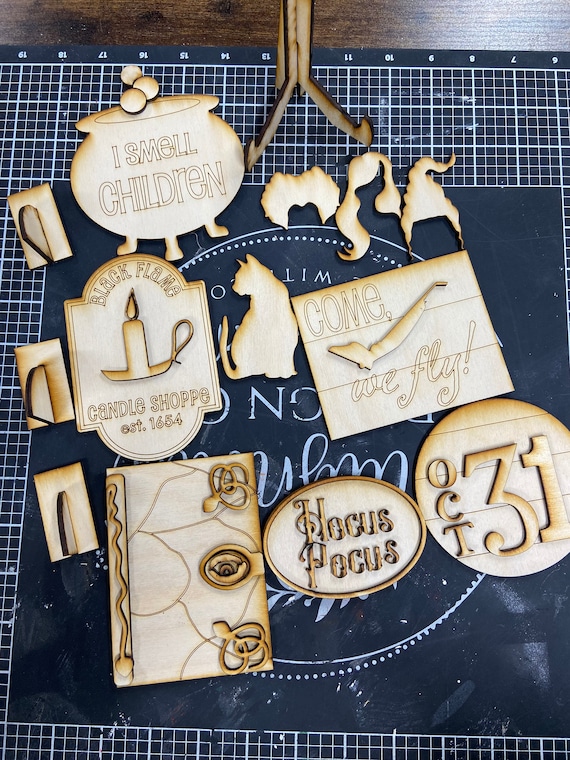 DIY Hocus Pocus Tray unpainted