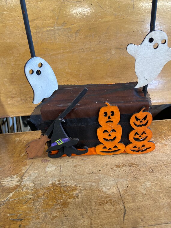 DIY UNPAINTED Happy Halloween mini cutouts