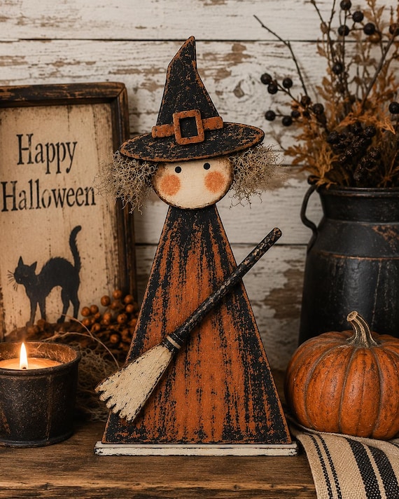Primitive Basic DIY Witch UNPAINTED